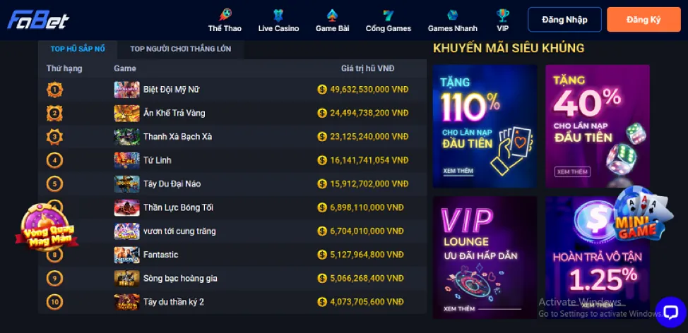 Khuyến mãi chào mừng liên minh 100vip 2026